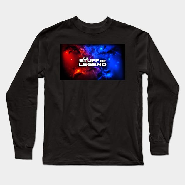TSOL YouTube Official Background "RED & BLUE" Long Sleeve T-Shirt by TSOL Games